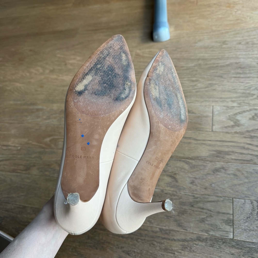 Cole Haan Women's Beige Heels - Picture 3 of 3